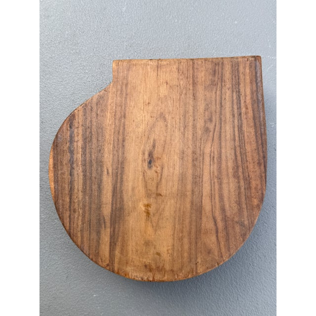 1950s Alexander Noll Carved Wood & Mother of Pearl Lidded Cigarette Box For Sale - Image 12 of 13