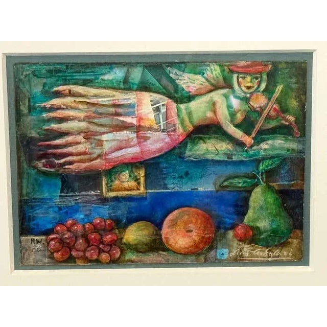 In The Angel of Music, Luis Alberto Solari presents a surreal, symbol-laden tableau where figuration and fantasy merge. At...