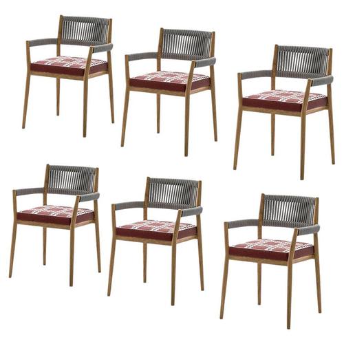 Dine Out Outside Chairs by Rodolfo Dordoni for Cassina, Set of 6 For Sale - Image 9 of 9
