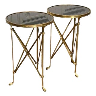 Empire Style Gueridon Tables - A Pair For Sale