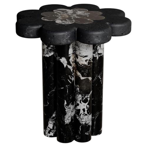 Marbelle Side Table in Black Marble and Brass by Esther Knopfler For Sale - Image 16 of 16