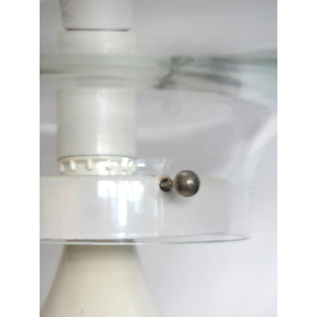 Metal Gill Model Table Lamp attributed to Roberto Pamio for Leucos, Italy, 1960s For Sale - Image 7 of 11