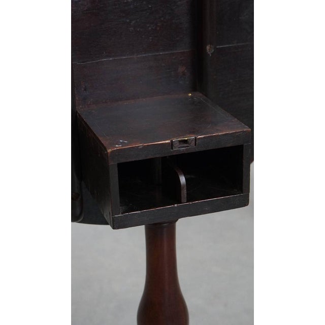 Antique English Round Open Bird Cage Tilt Top Table For Sale - Image 6 of 9