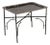 Black & Gold Toleware Tray Top Table For Sale