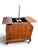 Art Deco Walnut Asprey "Elevette" Patent Mechanical Drinks Cabinet, circa 1930s. An exceptional and highly sought-after...