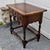 Wood Antique Walnut Table William and Mary Style Accent Side 3 Drawers For Sale - Image 7 of 16