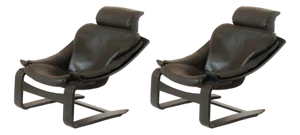 Kroken Lounge Chairs by Åke Fribyter for Nelo, 1974, Set of 2
