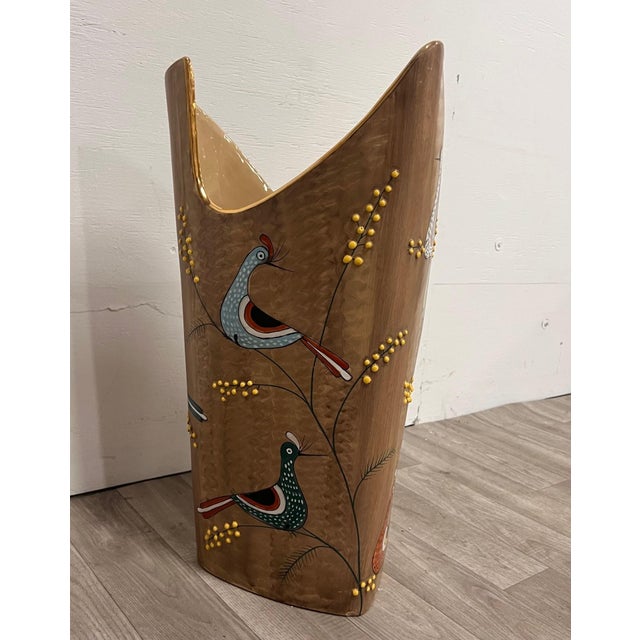 1950s Deruta Umbrella Stand For Sale - Image 6 of 8