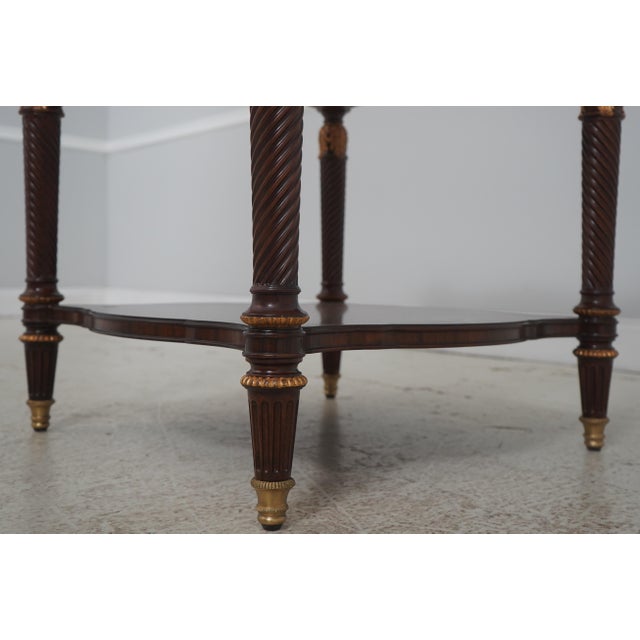 Wood Pair of Theodore Alexander Althorp Mahogany End Tables For Sale - Image 7 of 18