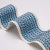 Contemporary SAMPLE - Schumacher x Molly Mahon Stripe & Dot Hand Block Trim In Blue For Sale - Image 3 of 3