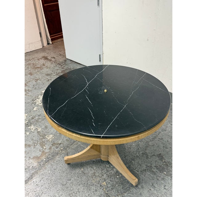 2010s Bobo Intriguing Objects Regency Style Marble Side Table For Sale - Image 5 of 12