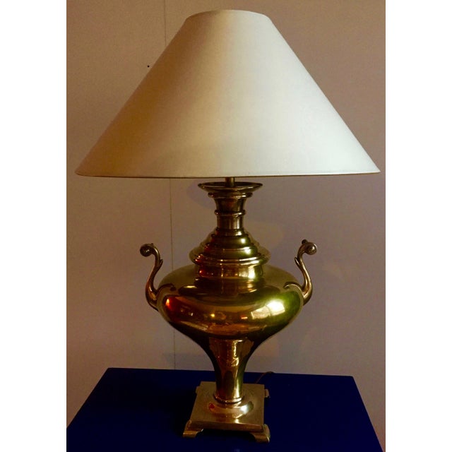 Chapman Vintage Solid Brass Table Lamp Chairish