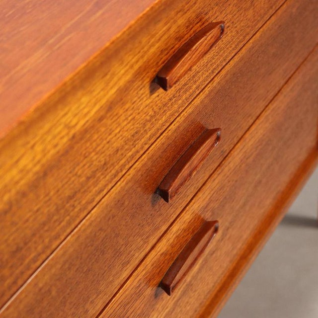 Wood Vintage Sideboard in Teak, 1960s For Sale - Image 7 of 11