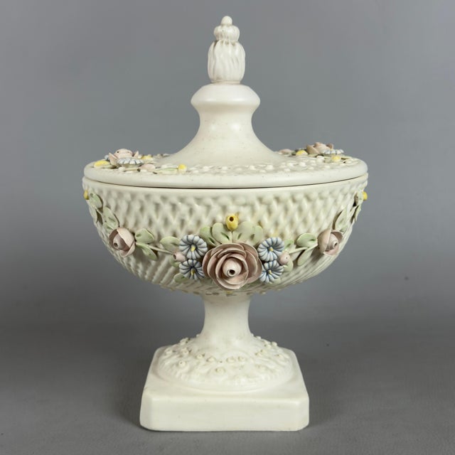 Porcelain Vase with Lid from Capodimonte, 1960s For Sale - Image 11 of 11