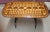 Alfonso Marina Wrought Iron and Parquetry Wood Top Side Table For Sale - Image 10 of 10