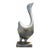 Vintage Abstract Handmade Aluminum Sculpture of Duck For Sale