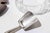 Italian Silver-Plate and Crystal Condiment Jar with Scoop, 1950s, Set of 2 For Sale - Image 4 of 6
