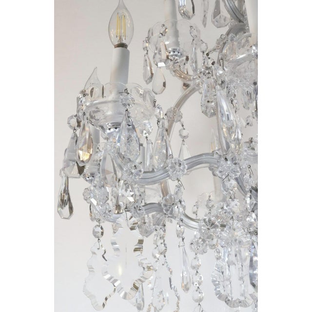 Late 20th Century 15 Light Marie Therese Crystal Chandelier For Sale In New York - Image 6 of 14