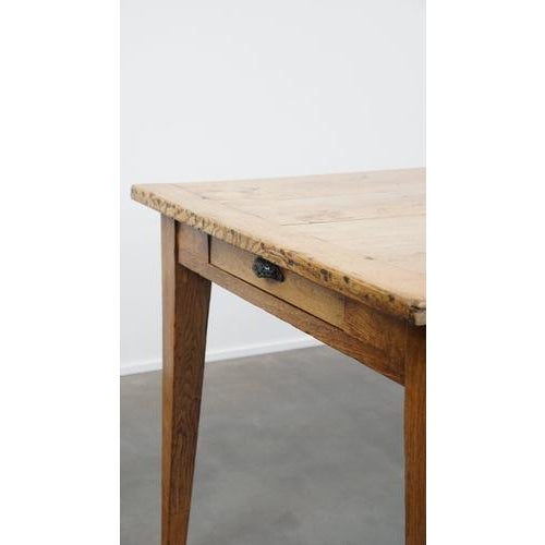 Antique Oak Dining or Conference Table, Early 19th Century For Sale - Image 10 of 18