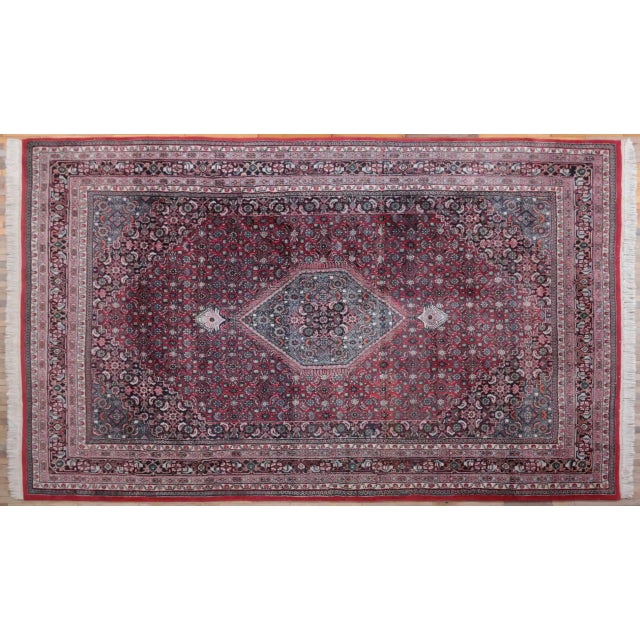 Textile Vintage Hand-Knotted Bidjar Rug For Sale - Image 7 of 7