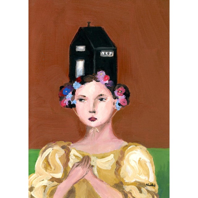 "House Hat" is an established subject. It is full of symbolism and has great meaning for the artist. Medium: Oil on Canvas...