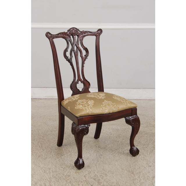 Set of 8 Thomasville Mahogany Dining Chairs For Sale - Image 13 of 18