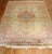 Early 20th Century Antique Botanical Silk Kashan Rug - 8'4" x 11'5" For Sale - Image 5 of 5