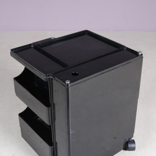 Plastic Low Boby Trolley Joe Colombo for Bieffeplast, Italy, 1970s For Sale - Image 7 of 10