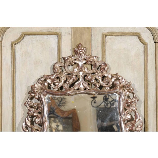Italian Early 20th Century Ornately Carved Italian Mirror For Sale - Image 3 of 10