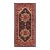 Pasargad DC Fine Hand Knotted Navy Blue Runner Rug For Sale