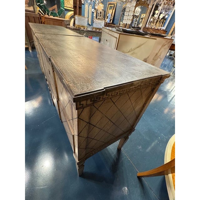 Pair of German Neo-Classical Painted Bed Side Tables For Sale - Image 4 of 6