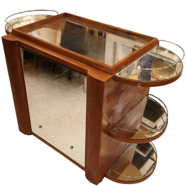 1940s Bar Cart by Joseph Tugas, 1940s For Sale - Image 5 of 5