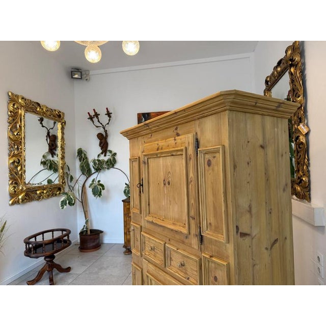 Biedermeier Farmhouse Kitchen Cupboard, 1960s For Sale - Image 10 of 12