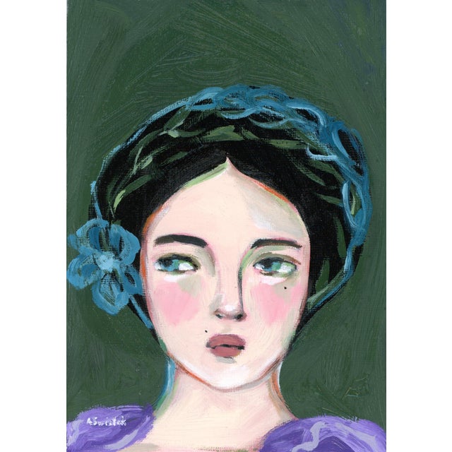 Senon, Contemporary Oil Portrait Painting by Alexandra Swistak For Sale - Image 6 of 6