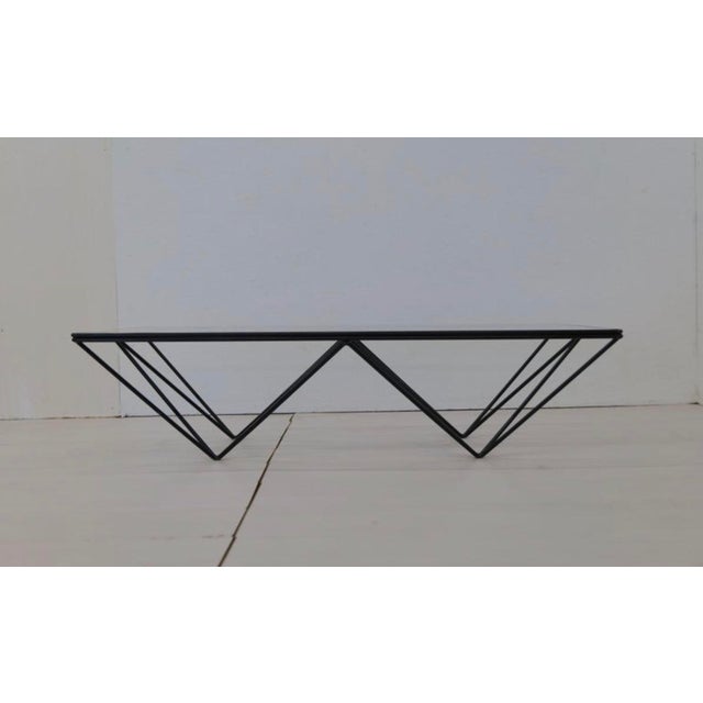 1980s 1980s Steel and Glass Rectangular Coffee Table "Alanda" by Paolo Piva for B&b For Sale - Image 5 of 10