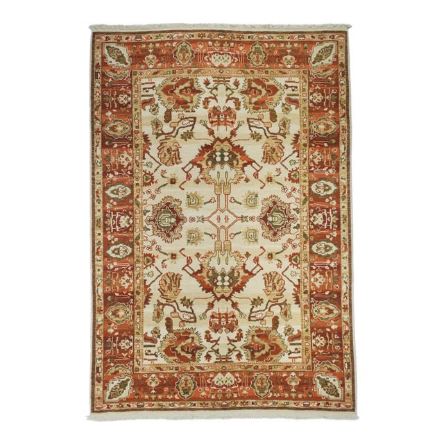 Oushak Rug 6' X 9' For Sale