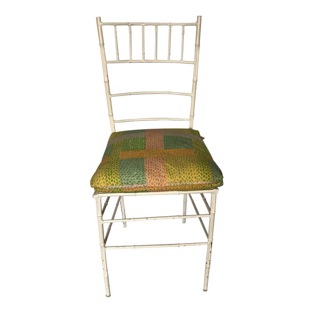 Vintage Faux Bamboo Metal Chiavari Chair Chairish
