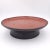 Paint Circa 1900 Black and Red Japanese Tazza For Sale - Image 7 of 8