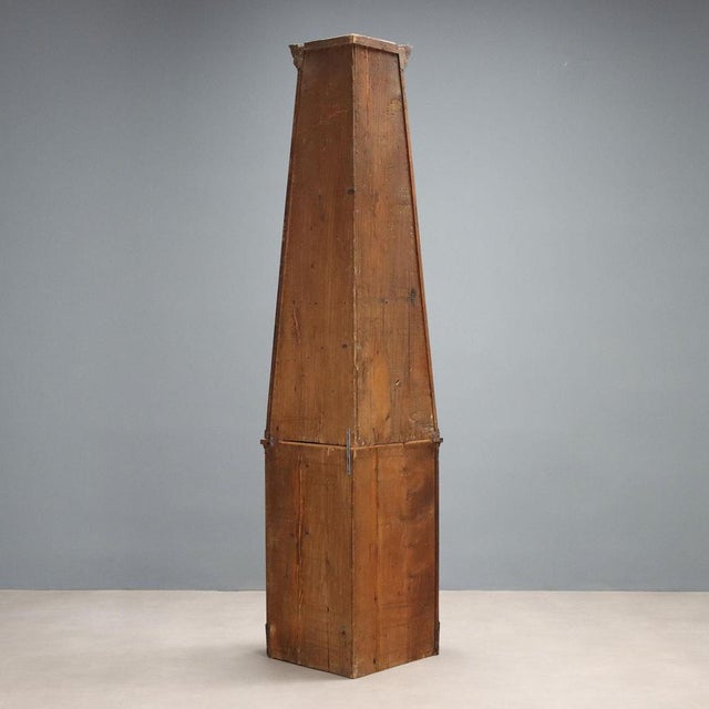 Walnut Corner Cabinet, Lombardy, Early 19th Century For Sale - Image 12 of 13