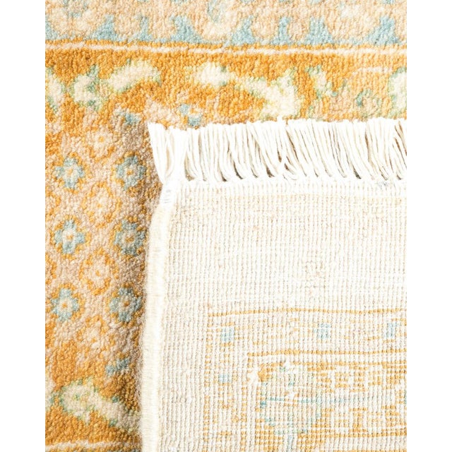 2010s Mogul Collection Hand-Knotted Area Rug - Ivory 4' 2" x 6' 0" For Sale - Image 5 of 9