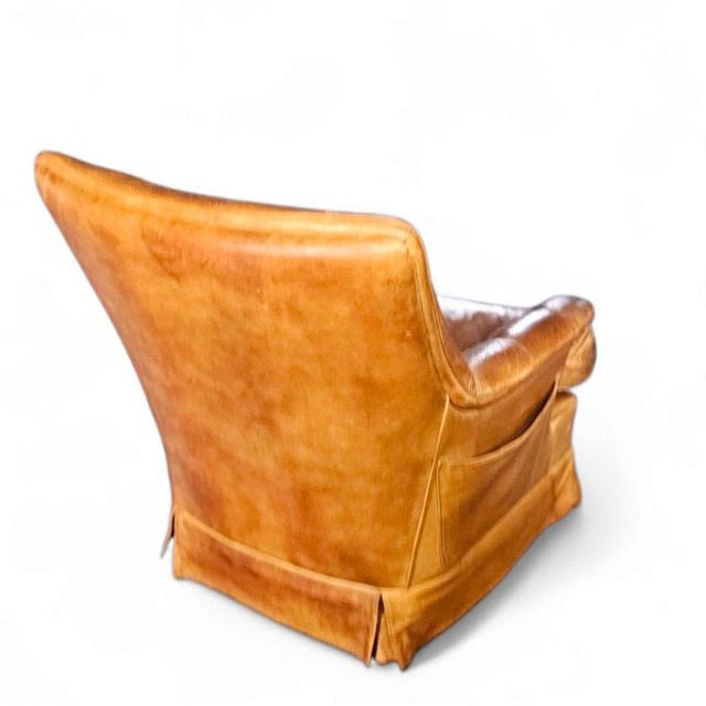 Sheep Leather Club Chair with Magazine Holder, 1970s For Sale - Image 10 of 18