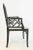 2010s Worlds Away Modern Chippendale Style Gray Arm Chair For Sale - Image 5 of 7