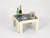 1960s White Square Coffee Table with Smoked Glass by Carlo Scarpa for Afra & Tobia Scarpa, Italy, 1960s For Sale - Image 5 of 12