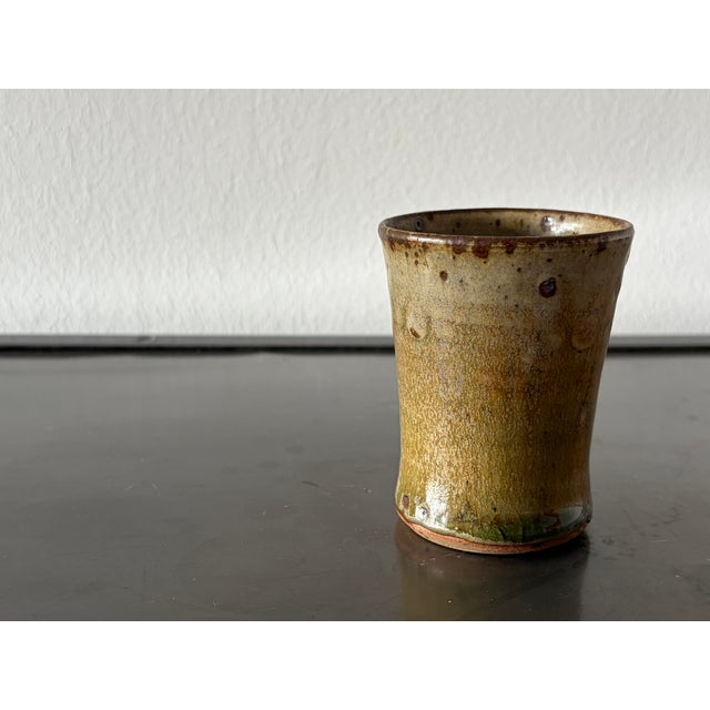 Aesthetic Cup in Pyrite Stoneware by Gustave Tiffoche, France, 1970s For Sale - Image 13 of 13