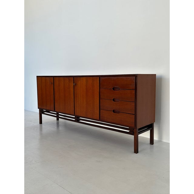 Vintage Sideboard in Teak, 1970s For Sale - Image 6 of 9