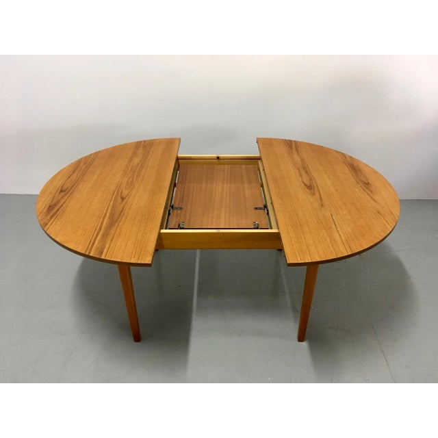Vintage Danish Extendable Teak Dining Table, 1960s For Sale - Image 12 of 14