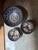 Vintage Moroccan Safi Pottery Nesting Bowl Set in Hand-Painted Cobalt Blue, 1950, Set of 3 For Sale - Image 16 of 17
