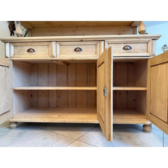 Wood Gründerzeit Spruce Kitchen Cupboard For Sale - Image 7 of 16