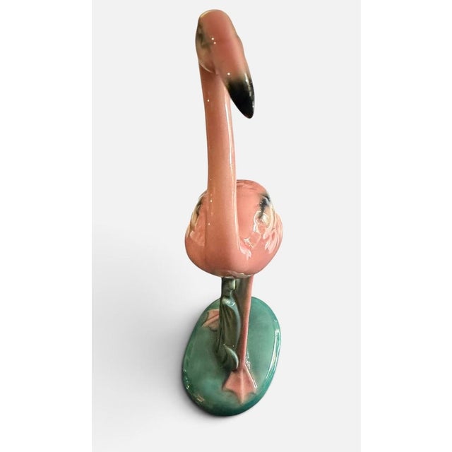 Vintage 1940’s MCM Will George Ceramic Flamingo Statue For Sale - Image 9 of 12