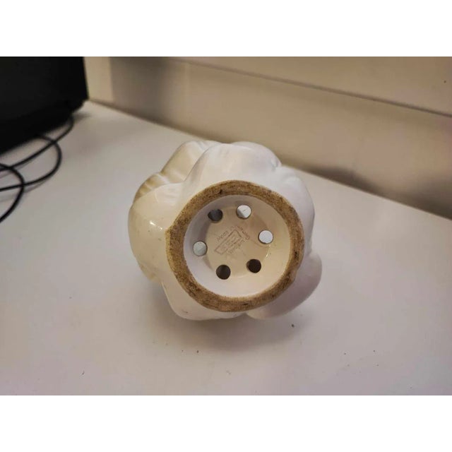 1920s Art Deco Porcelain Figure Girl in Lilac, 1920s For Sale - Image 5 of 9